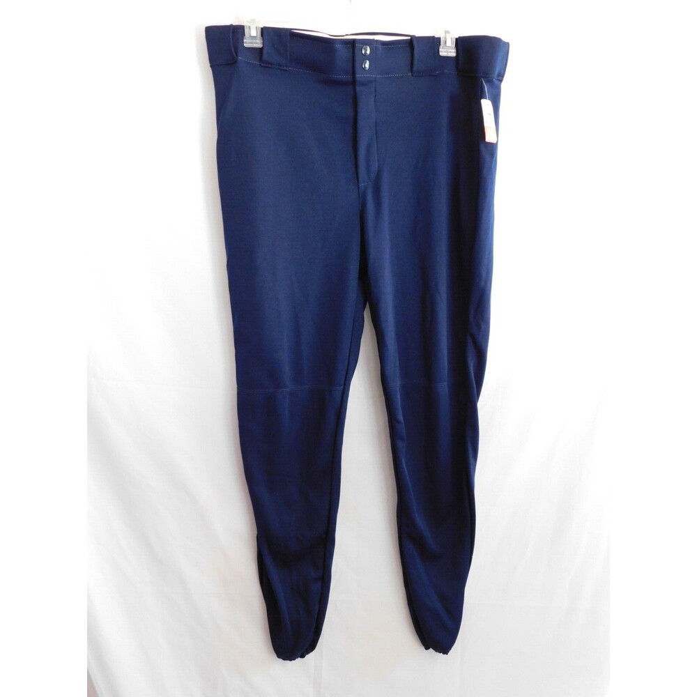 Russell Athletics Baseball Pants XL Blue Stretch 100% Polyester NEW Size XL